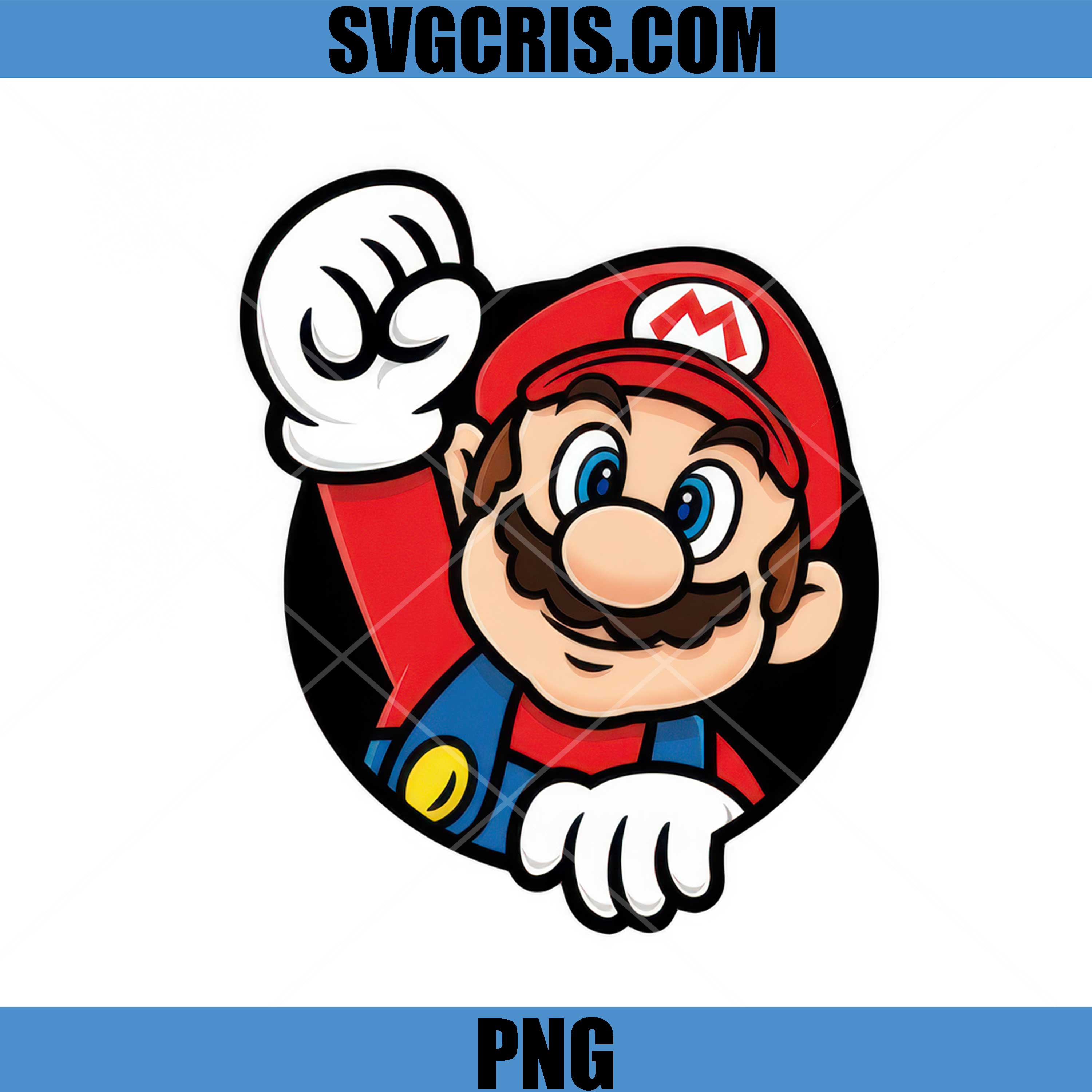 Super Mario Face Logo PNG, Classic Game Mario Character PNG