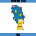 Marge Simpson Easter Eggs Design PNG, Simpsons Disney Easter PNG