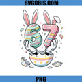 67 Easter Bunny PNG, Numbers Egg Cracked Design PNG