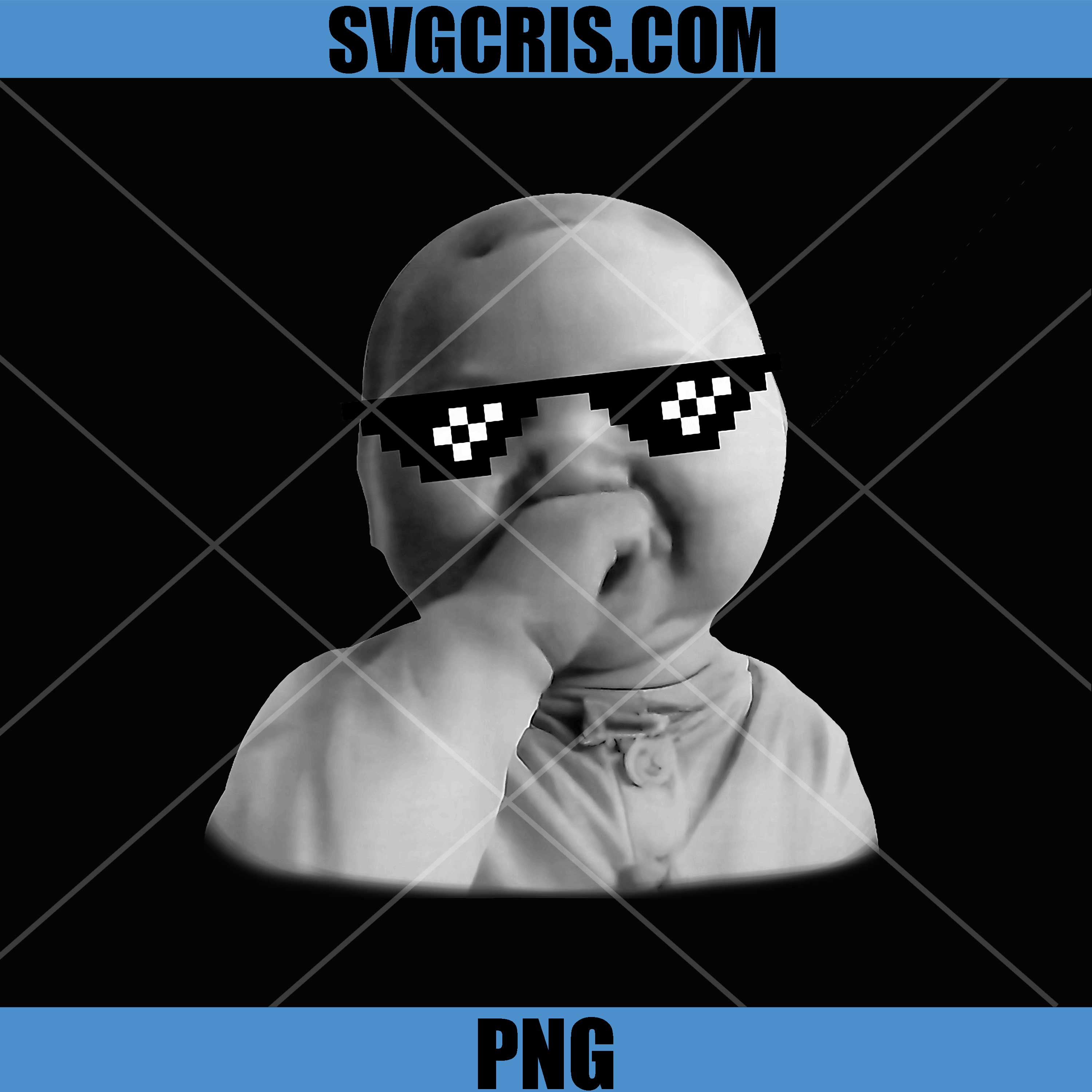 Ai Baby Meme PNG, Funny Laughing Baby PNG, Baby Meme Brainrot PNG