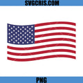American Flag Stars Stripes Wavy PNG, USA Patriotic Design PNG