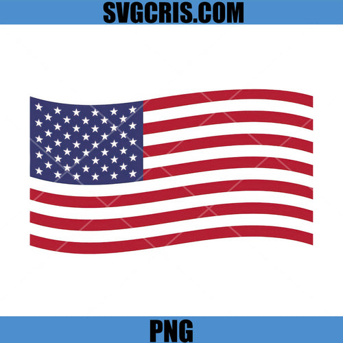 American Flag Stars Stripes Wavy PNG, USA Patriotic Design PNG