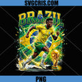 Brazil Vinicius Junior Number 7 PNG, Brazil Football Champion Word Cup PNG
