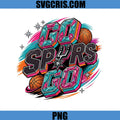 Go Spurs Go Basketball PNG, San Antonio Spurs Fan Art PNG