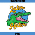 Later Hater PNG, Crocodile Sunglasses Attitude PNG, Funny Crocodile PNG, Later Gator PNG