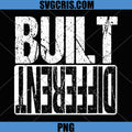 Motivational Hustle PNG, Built Different Grind Execution PNG