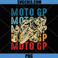 Moto GP Racing Motorcycle Retro Design PNG, Moto GP Speed Biker Art PNG