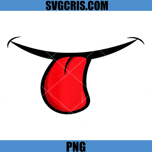 Crazy Mouth Tongue Out Illustration PNG, Funny Laughing Mouth PNG
