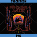 My Morning Jacket Retro Art PNG, Sunrise Road Trees Vintage PNG
