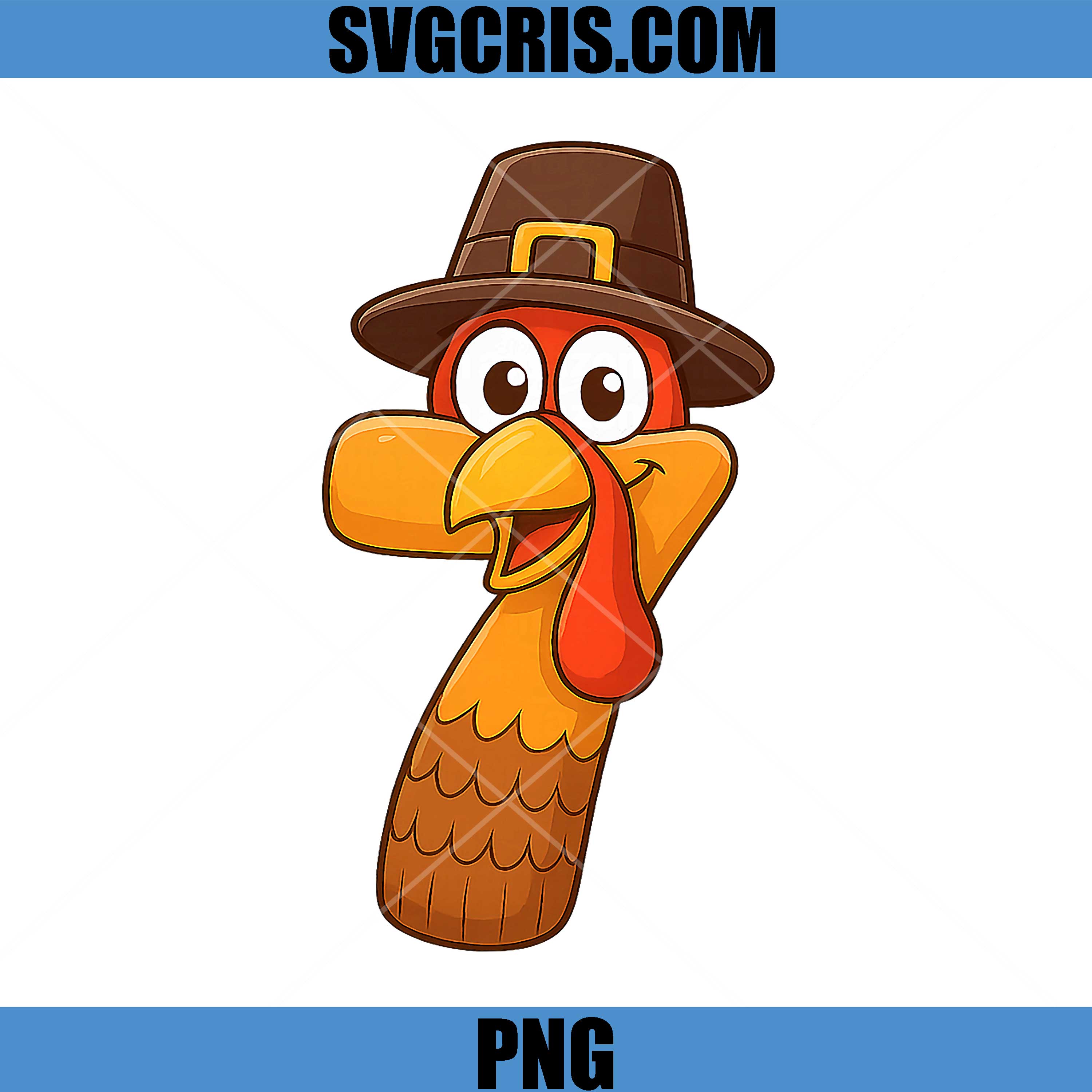 Number 7 Thanksgiving PNG, Funny Turkey Thanksgiving 67 Meme PNG