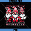 Nurse Christmas Gnomes Cute PNG, Xmas Scrub Top for Nurses PNG