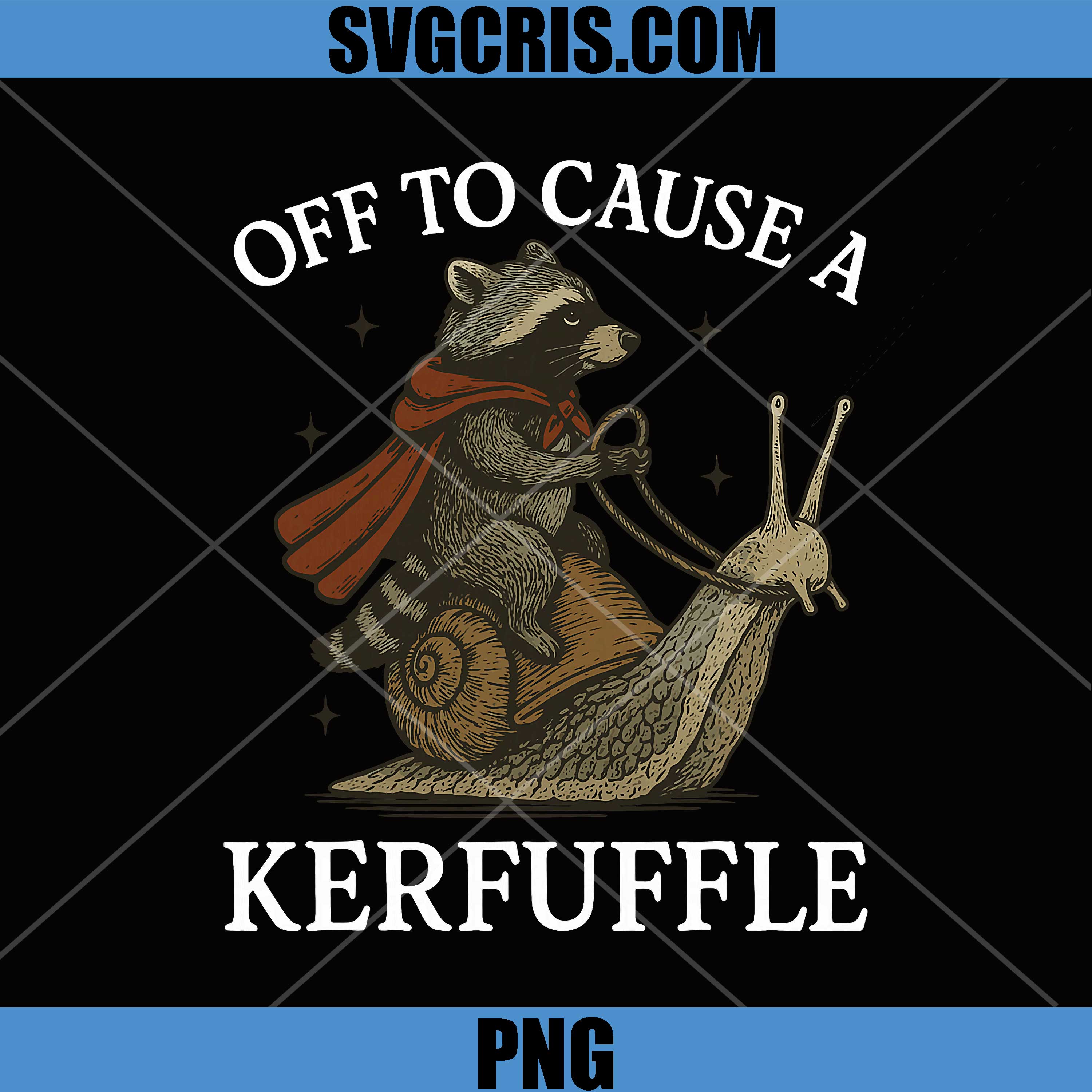 Off To Cause A Kerfuffle PNG, Raccoon Funny PNG