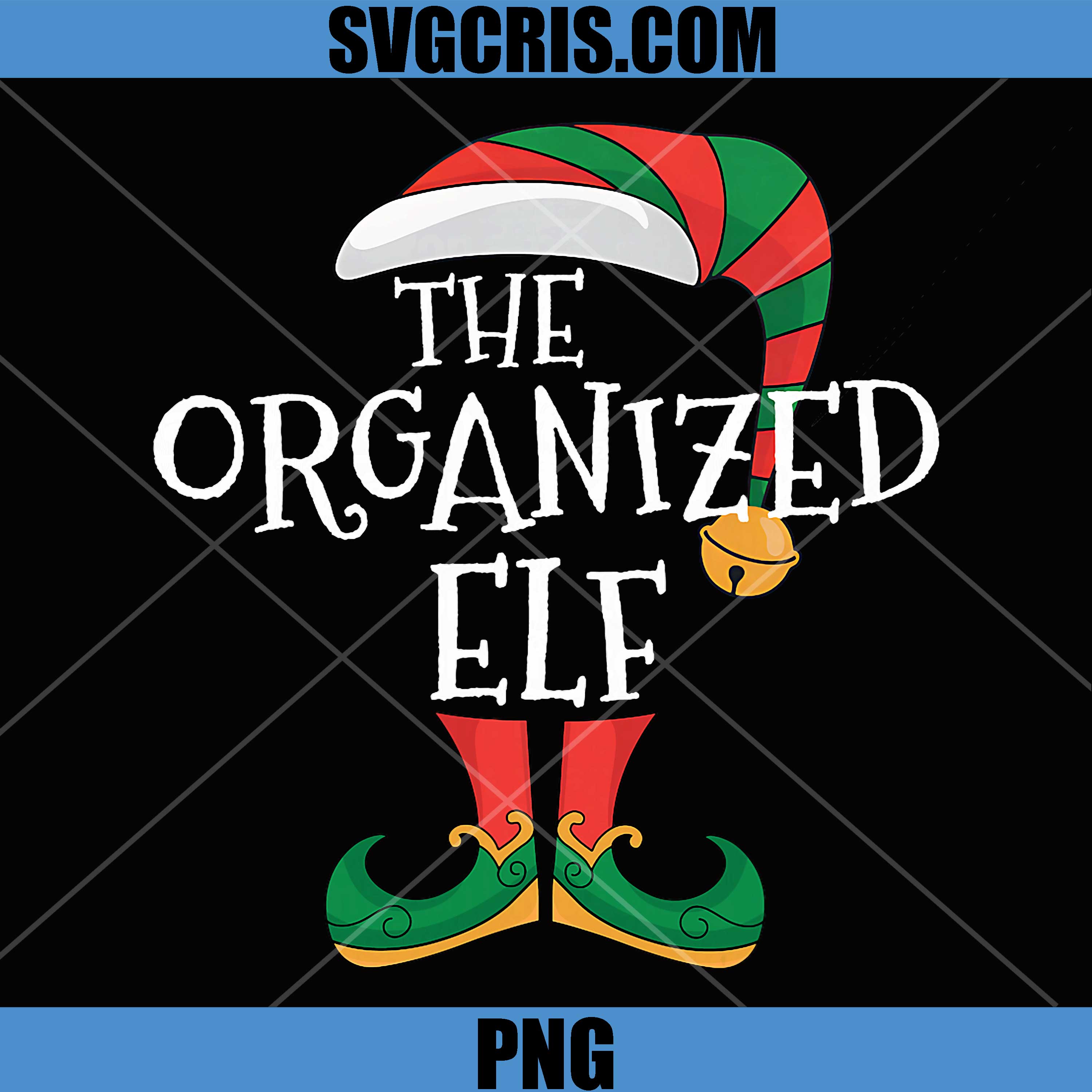 The Organized Elf PNG, Xmas Matching Group PNG, Christmas Elf PNG
