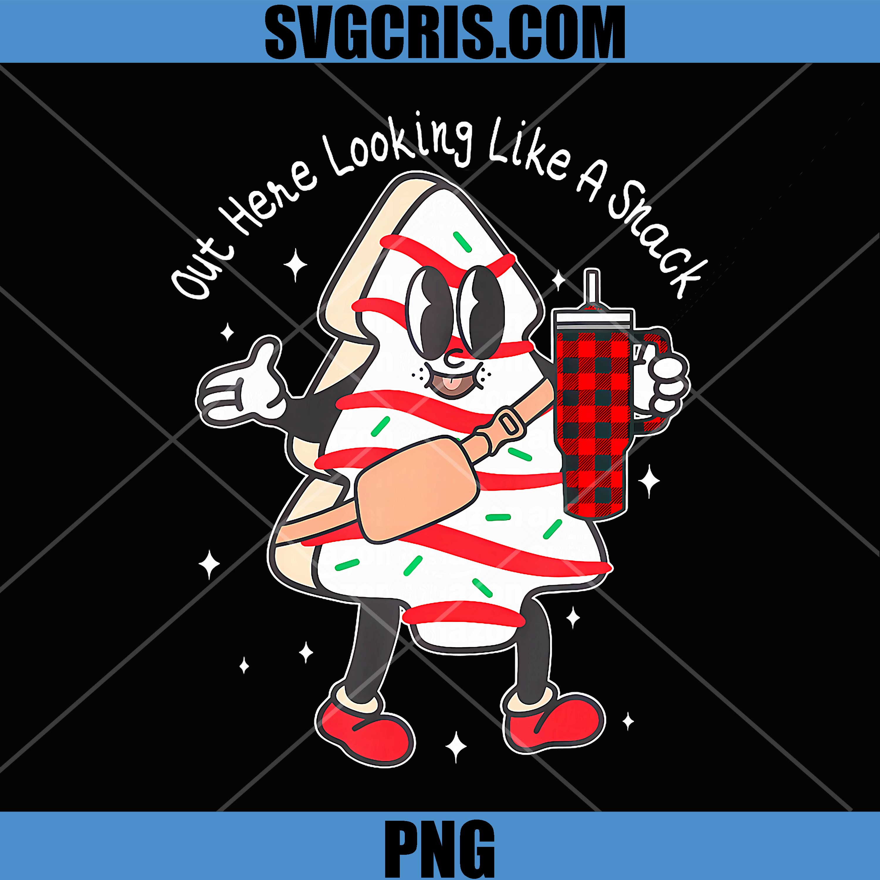 Out Here Looking Like A Snack PNG, Cute Xmas Tree PNG, Cake Christmas PNG