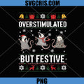 Overstimulated But Festive PNG, Opossum Ugly Christmas PNG 