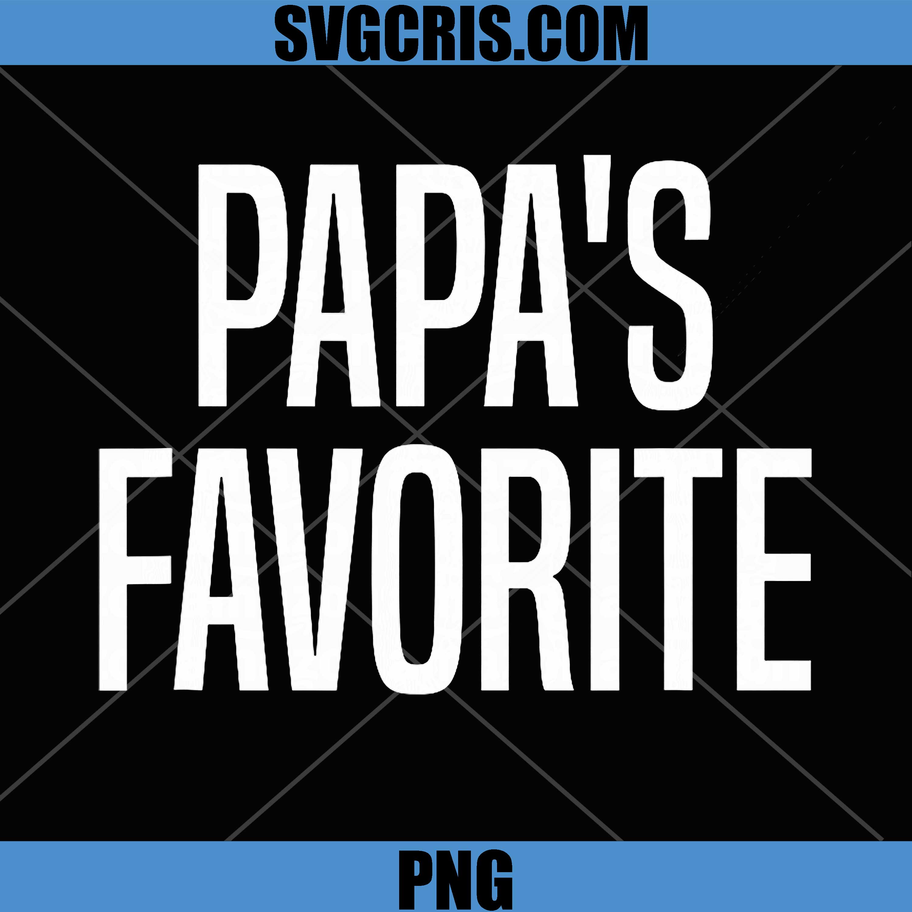 Papa's Favorite Grandchild PNG, Funny Papa Family Quote Design PNG
