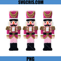 Pink Nutcracker Christmas PNG, Soldiers Matching Trio Cute PNG