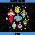 Pokémon PNG, Christmas Ornaments Pokémon PNG