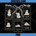 Preppy Coquette Pain Scale PNG, Stamps Snowmen PNG, Trauma ER Nurses PNG