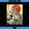 Rabbitzilla Rabbit Japanese Art PNG, Funny Rabbit PNG  