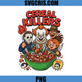 Cereal Killers Horror PNG, Halloween Characters Art PNG 