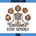 Stay Spooky Halloween PNG, Creepy Movie Icons PNG