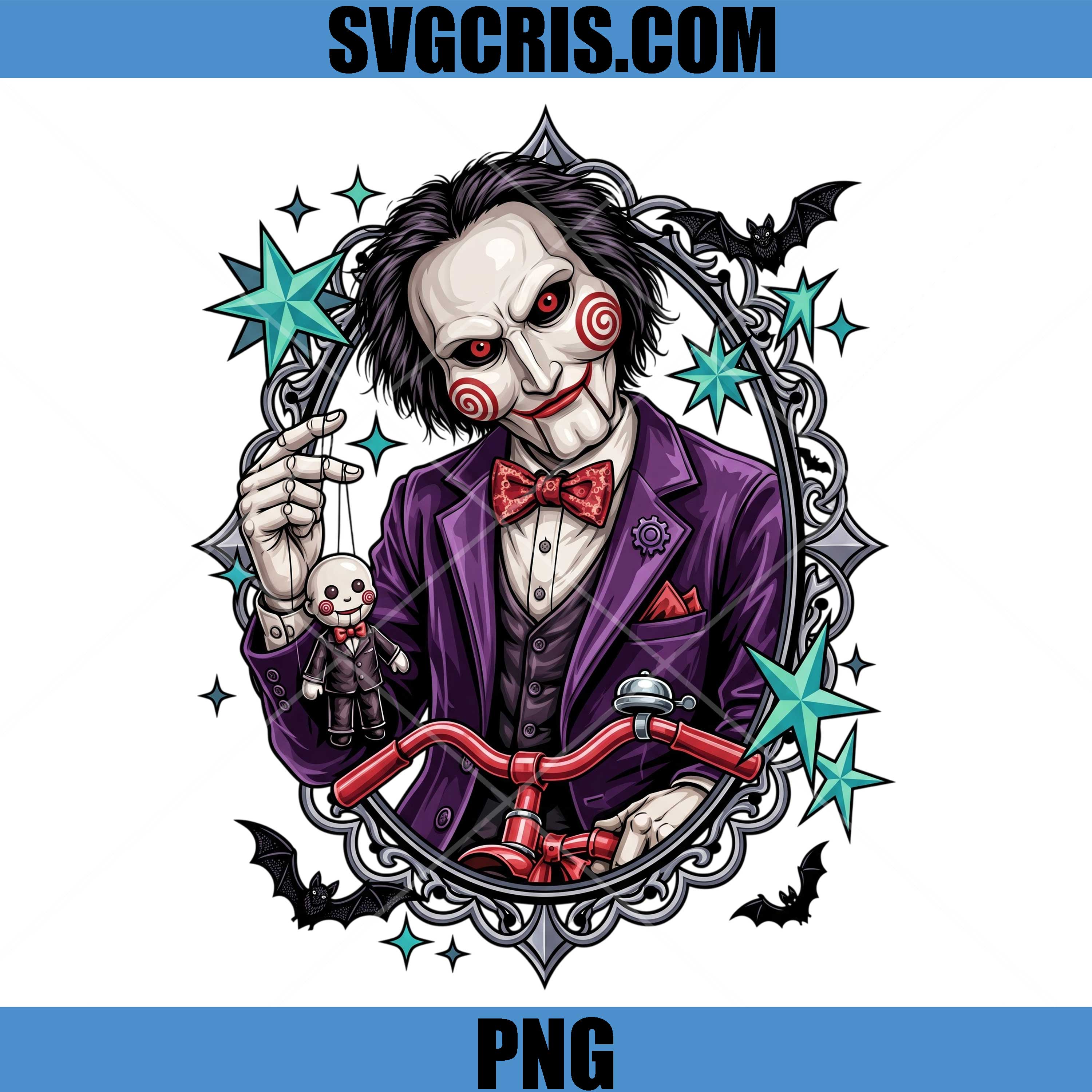 Billy Puppet Horror PNG, Saw Movie Character PNG