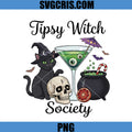 Topsy Witch Society Cat PNG, Spooky Black Cat PNG