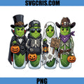Trick Or Treat Pickle PNG, Witchy Pickle Skeleton PNG