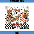 Cute Spooky Teacher PNG, Halloween Ghost Classroom Design PNG