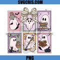 Ghost Halloween Stamp PNG, Cute Spooky Ghost Collection PNG