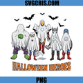 Halloween Heroes PNG, Hulk Iron Man Thor Ghost PNG