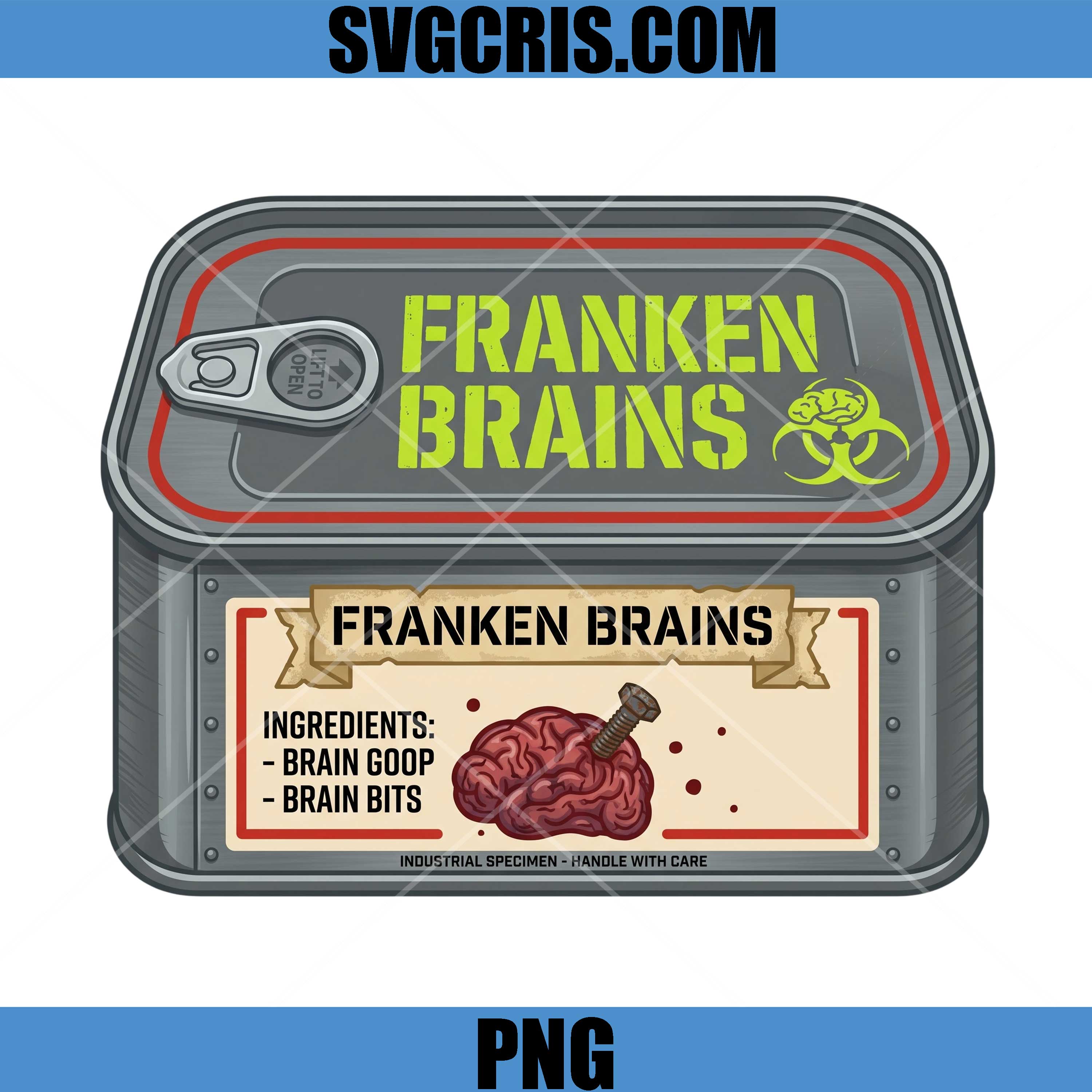 Franken Brains Halloween PNG, Spooky Zombie Brains PNG