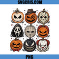 Horror Pumpkin Faces PNG, Halloween Character Collection PNG