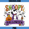 Snoopy Halloween Party PNG, Spooky Ghost Pumpkin Design PNG