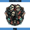 Michael Myers Jason Voorhees PNG, Ghostface Horror Art PNG