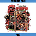 Halloween Horror Night PNG, Scary Horror Movie Collage PNG