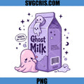Ghost Milk Halloween PNG, Cute Spooky Ghost Drink PNG