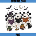 Halloween Ghost Readers PNG, Witch Book Cat Dark Art Fun PNG