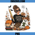 Teacher With A Spooky Touch PNG, Ghost Pumpkin Fall Teacher PNG