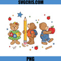 Cute School Bear ABC PNG, Back To School Teddy PNG