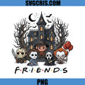 Horror Friends Haunted House PNG, Jason Ghostface Pennywise PNG