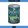 Bone Broth Halloween Can PNG, Skeleton Witch Cauldron PNG