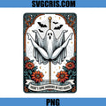Ghost In This House PNG, Halloween Ghost Floral Wall Art PNG