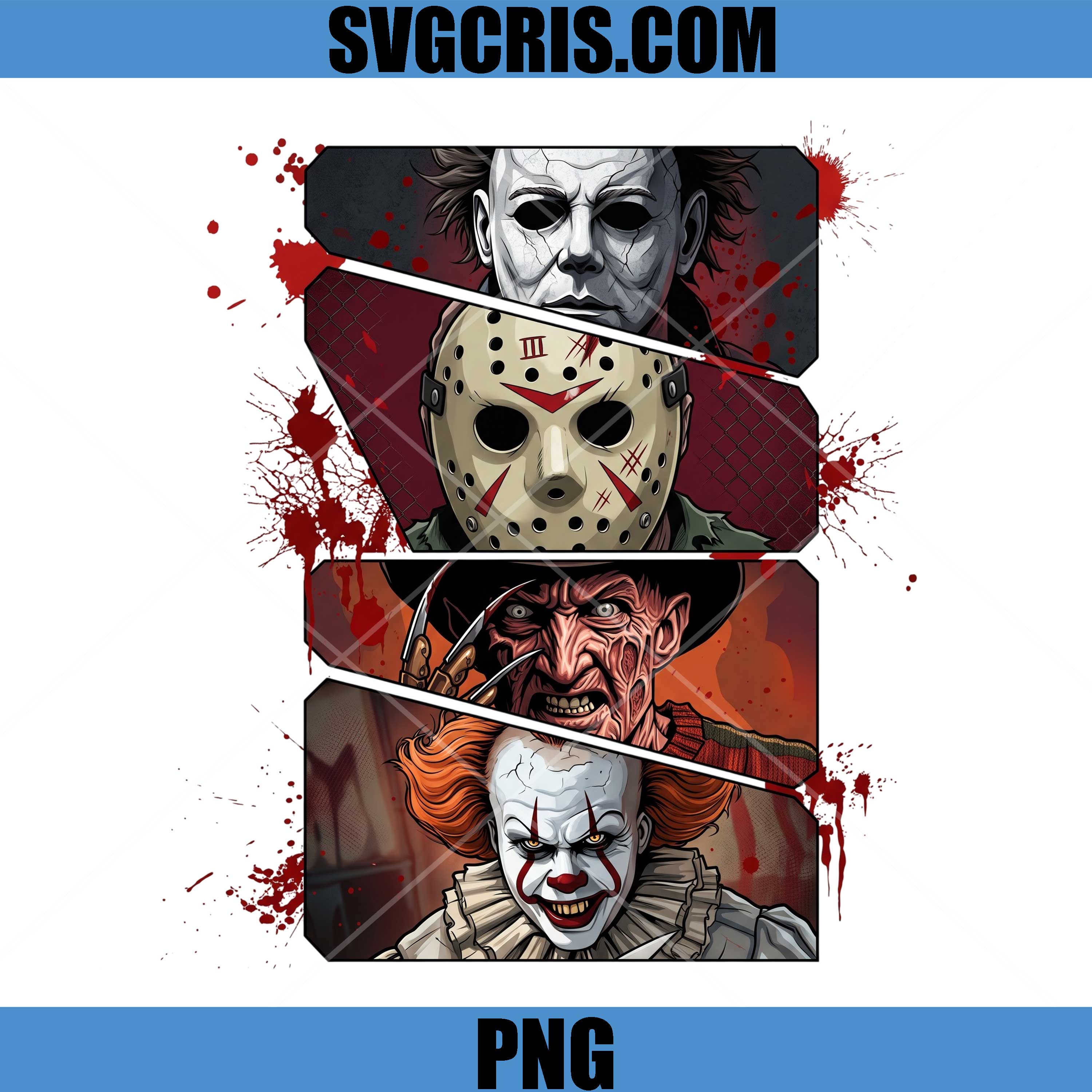 Freddy Krueger Jason PNG, Michael Myers Pennywise Horror PNG