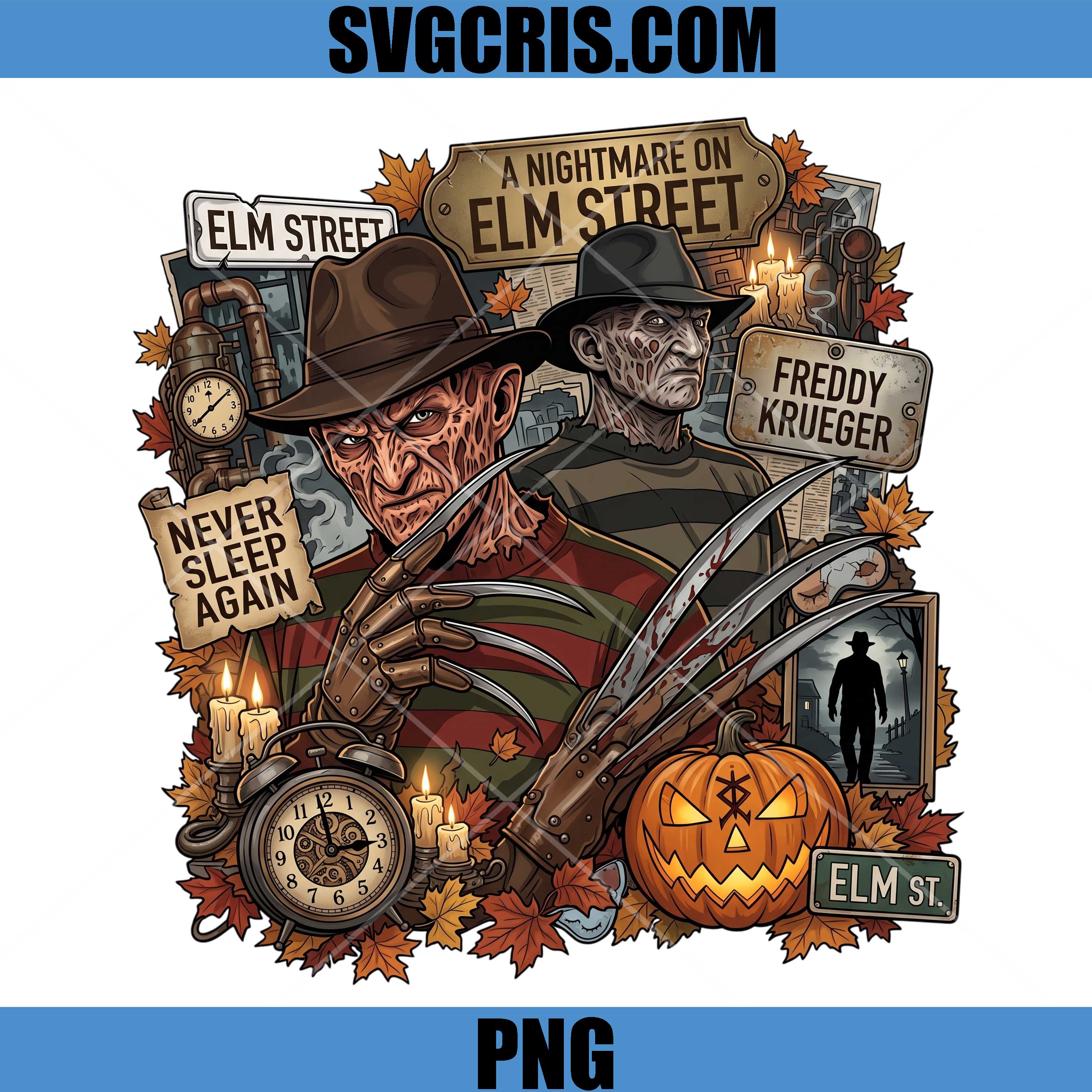 Freddy Krueger Pumpkin PNG, Nightmare On Elm Street Horror Art PNG