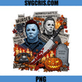 Michael Myers Horror Pumpkin PNG, Halloween Boogeyman Killer Art PNG