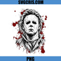 Michael Myers Halloween Killer PNG, Bloody Slasher Mask Horror PNG