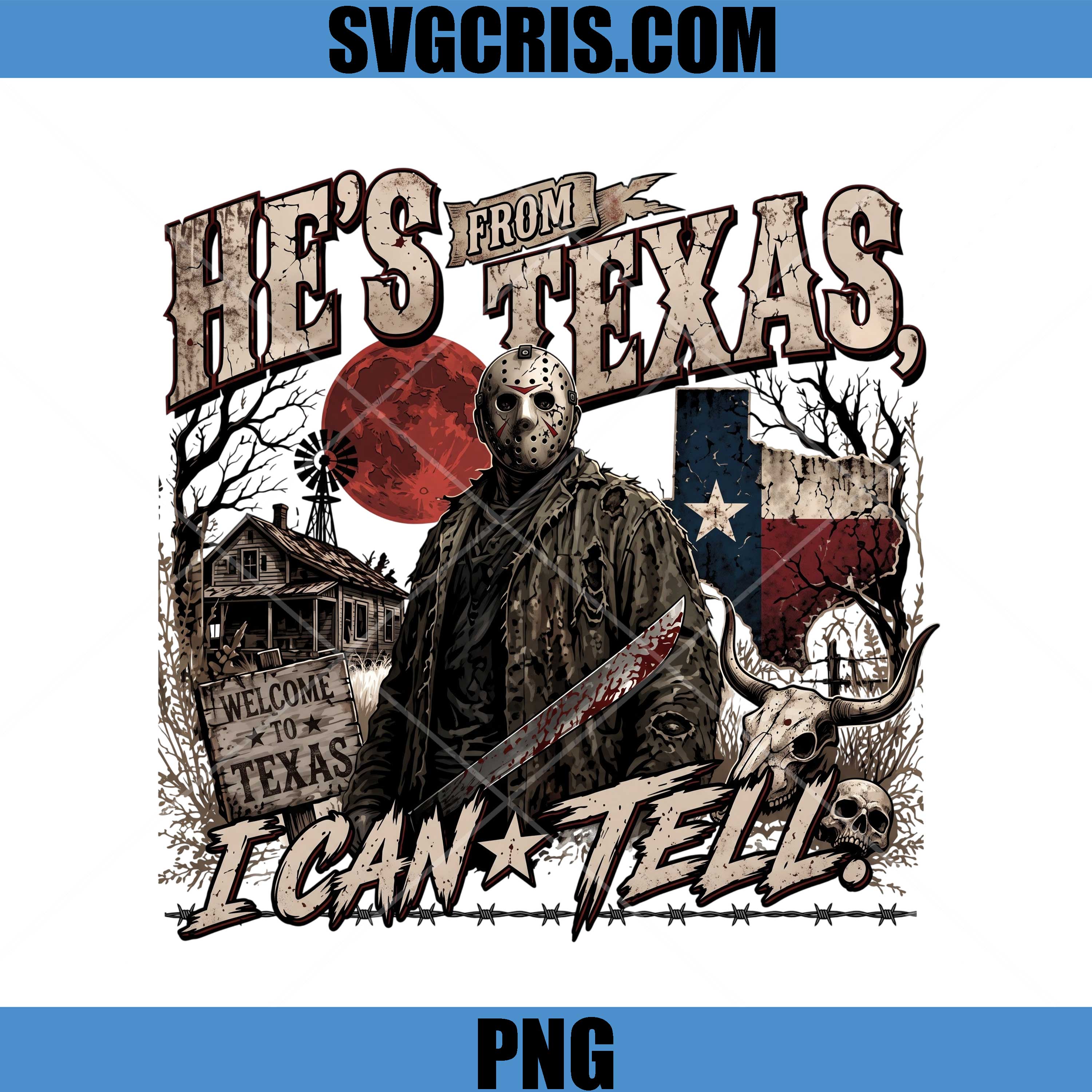 Horror Texas PNG, Jason Texas Chainsaw Halloween PNG