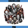 Killer Horror Squad PNG, Ghostface Jason Michael Horror PNG